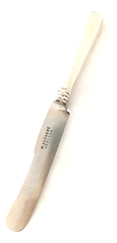 M. Alvarez Sevilla Antiguo Cuchillo Inglés Paleta 14 C Plata