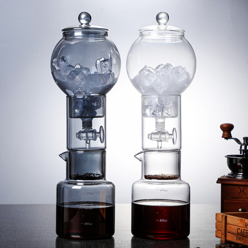 Set De Cafetera Cold Brew Con Filtro De Vidrio Y Gotero Iced