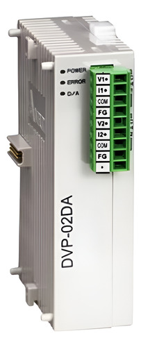 Modulo 2 Salidas Analogicas Plc Delta 20ma 10v Dvp02da-s