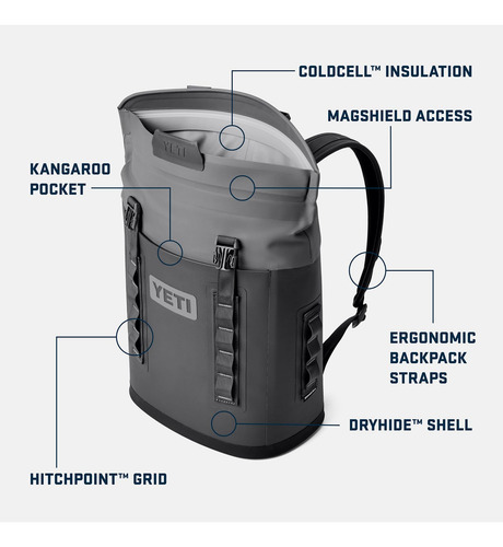 Mochila Cooler Yeti Hopper M12 Soft Sided Power Pink