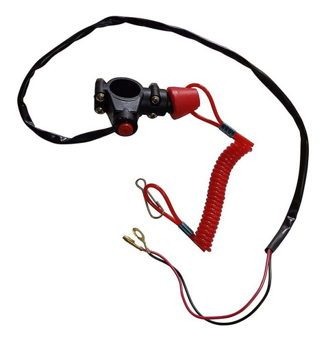 Interruptor Boton Rojo Para Motor Atv Quad Bike Dirt Pit Go