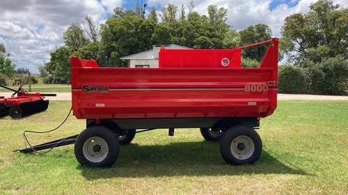 Zorra Agricola Con Volcadora Hidraulica Rdm.