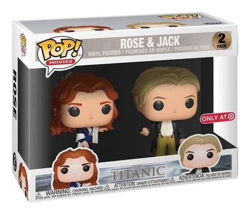 Pop Rose E Jack 2 Pack - Titanic - Pop Funko Com Inmetro