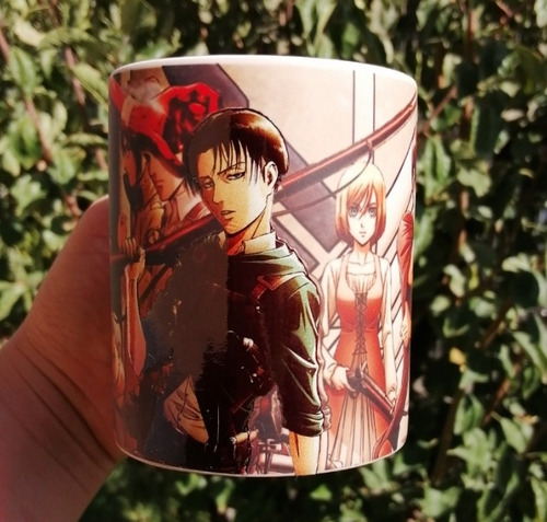 Tazas Magicas Shingeki No Kyojin / Varios Modelo Eren - Levi