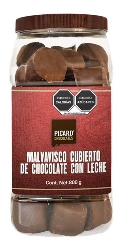 Malvavisco Picard Cubierto De Chocolate Con Leche De 800 Grs