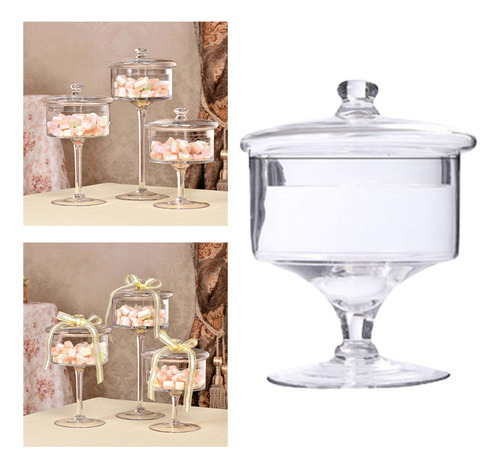 Small Cake Stand Pedestal Covered Dessert Platter For Candy