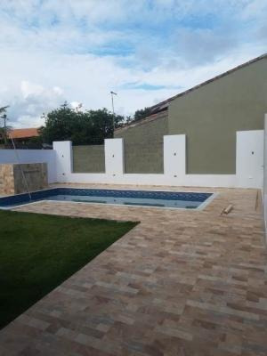 Imagem 4 de 13 de Linda Casa Com Excelente Piscina Pé Na Areia No Jardim Cibra