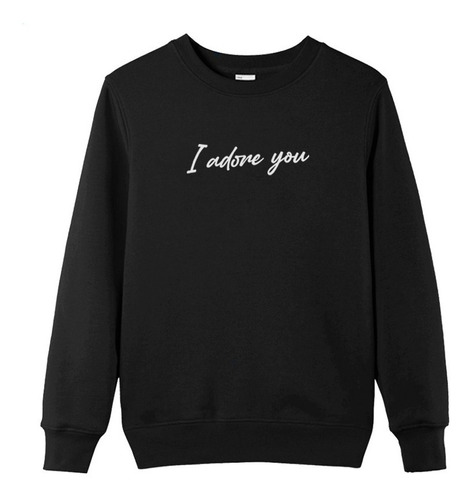 Sudadera Frase Harry Styles I Adore You Unisex Tendencia Wow