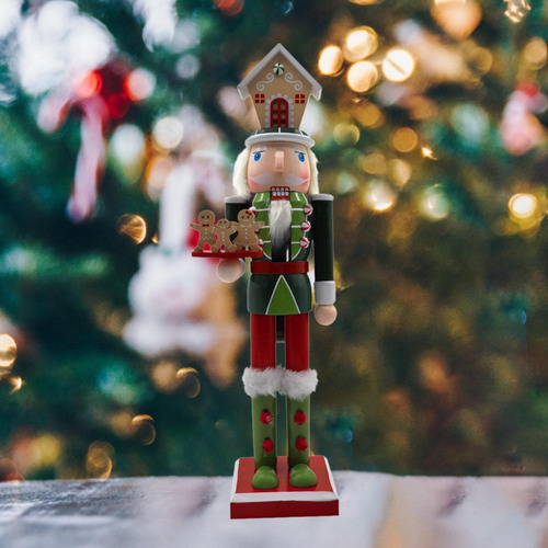 Cascanueces De Navidad, Muñeco Cascanueces, Abrigo Verde