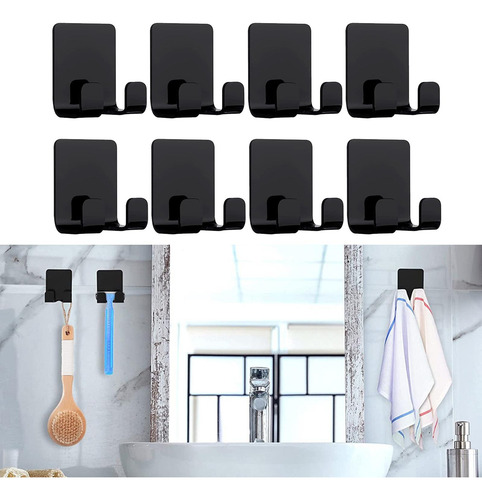 Soporte Para Maquinilla De Afeitar Sin Perforaciones, Negro