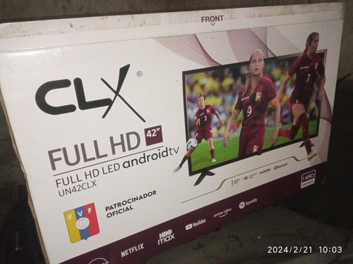 Tv Android Clx 42 Impecable 4k 