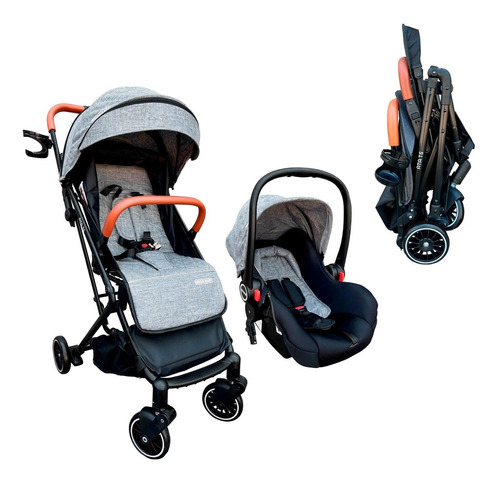 Cochecito Con Huevito Cuna Bebé Travel System Mega Baby 