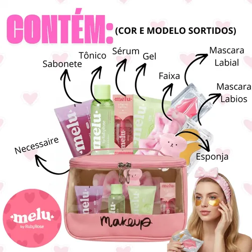 Ruby Rose Melu Kit Skincare Autocuidado Facial Adolescentes