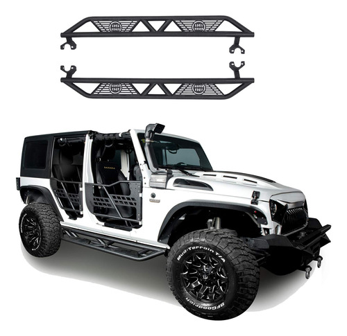 Crowmt 4x4 Wrangler Unlimited Estribo Lateral Nerf Bars 1941