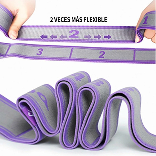 Bandas Resistencia Tela Ligas Flexibilidad Piernas Ejercicio