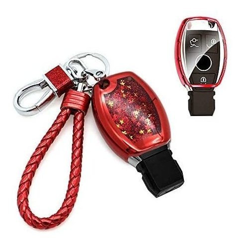 Senauto Full Coverage Protection Quicksand Key Fob Cover Key