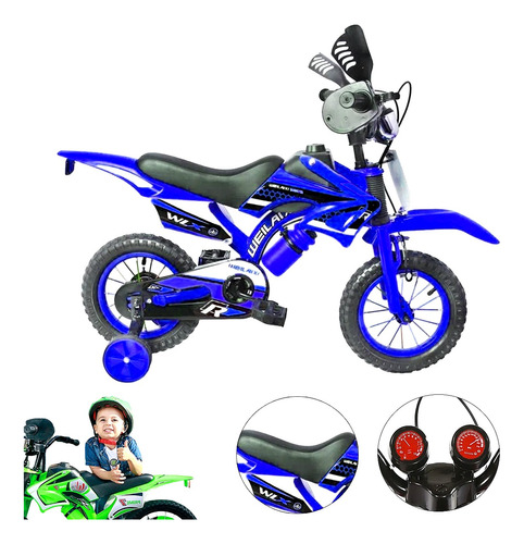  Bicicleta Infantil Motocross Niño R-12 Ruedas Entrenamiento