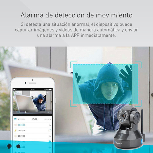 Cámara de seguridad VStarcam C7837WIP con resolución de 1MP visión nocturna incluida negra