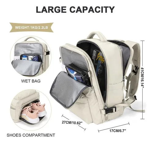 * Mochila De Mano, Mochilas De Viaje Para Aviones, Mochila