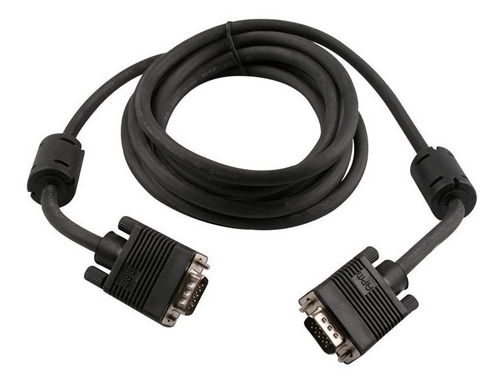 Cable Vga Noganet 5m Blindado Conector De Video Doble Filtro