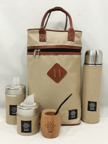 Set Matero Kit Completo | Bolso + Termo + Mate + Latas -yuco