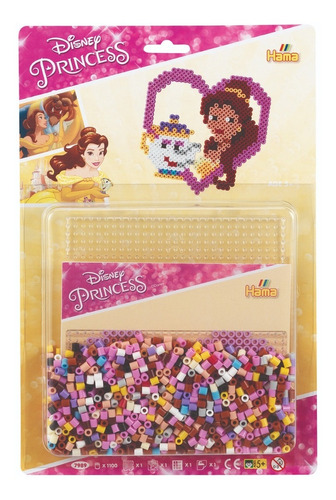 Juego De Armado Hama Beans Princesa Disney Caja 1100 Pzs