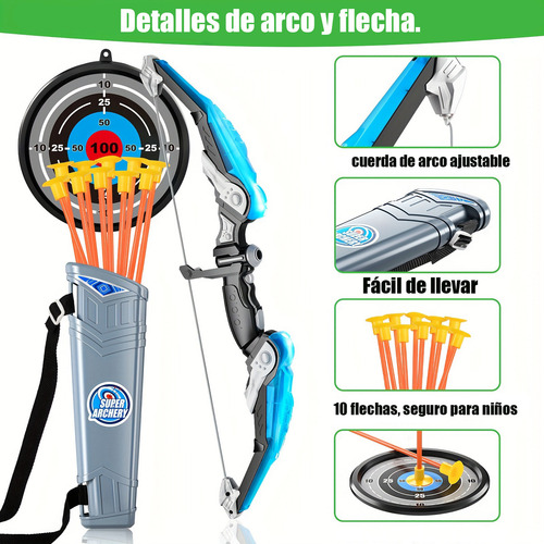 Set De Regalo De Arco Y Flecha Para Niños