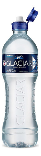 Agua mineral Glaciar Go  sin gas   botella  750 mL  