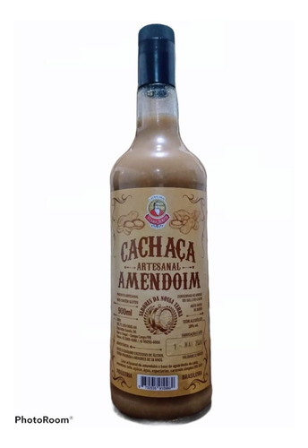 Imagem 1 de 2 de Cachaça Licor Artesanal De Amendoim 965ml