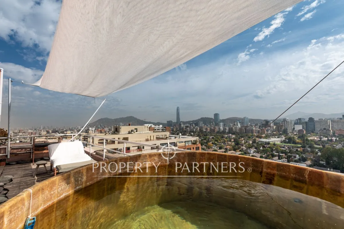 Imagen 1 de 30 de Dúplex Último Piso Terraza Hot Tub Las Condes