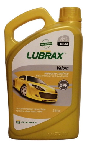 Aceite De Motor 5w-30 Lubrax