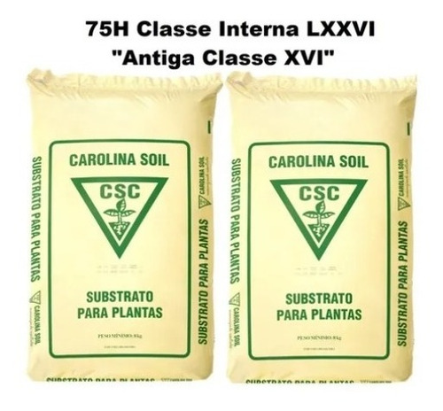 Imagem 1 de 3 de Substrato Carolina Soil Padrão2sacas-45 Litros