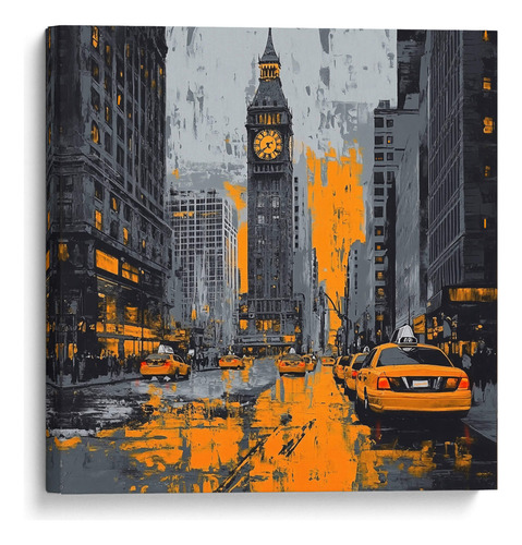 Canvas Lab Cuadro London York 70x70, Raúl Bermudez