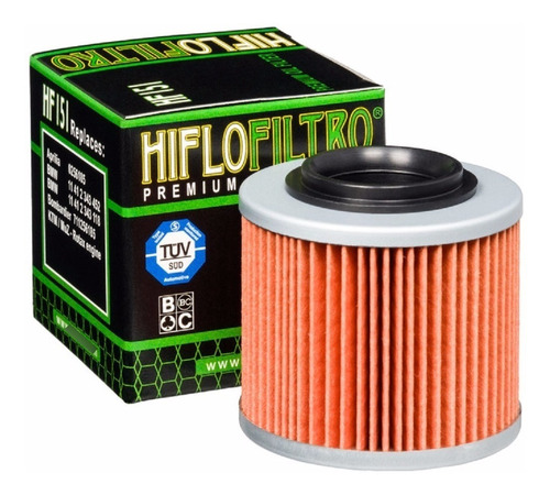 Filtro De Aceite Bmw F 650 Gs Hiflofiltro Hf151 Ryd Motos