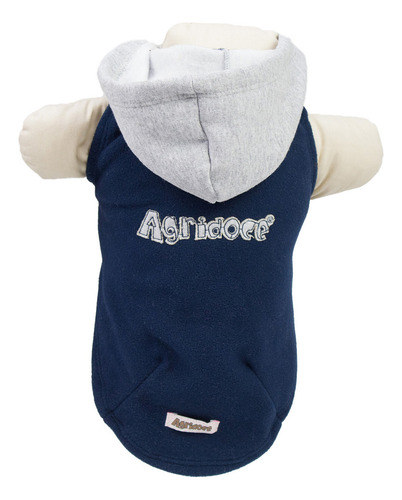 Agasalho De Inverno Com Touca Marinho Tamanho Pp Roupa De Frio Para Cachorro