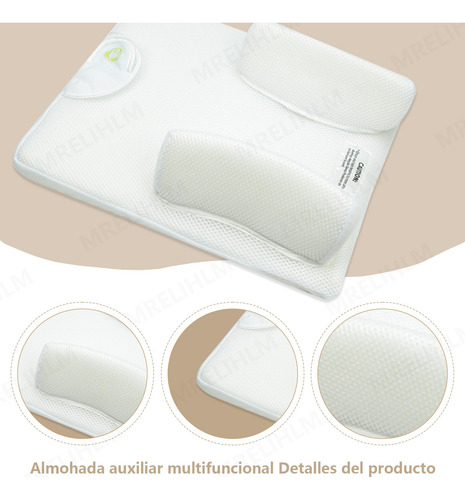 Colchón Antirreflujo Mrelihlm Bebé Seguro Y Cómodo Para Cuna