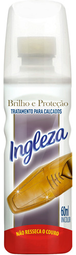 Polidor de Sapato Brilho e Proteção Incolor Ingleza Frasco 60ml