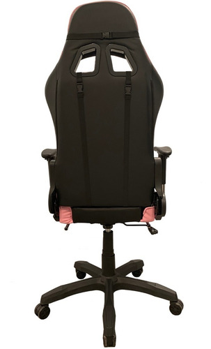 Imagen 6 de 8 de Silla Pc Gamer 06 Rosa 2 Almohadones/apoyapies Envio Gratis