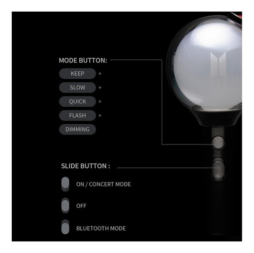 Sayzer Bts Lightstick Edición Especial Oficial Con 7 Kpop
