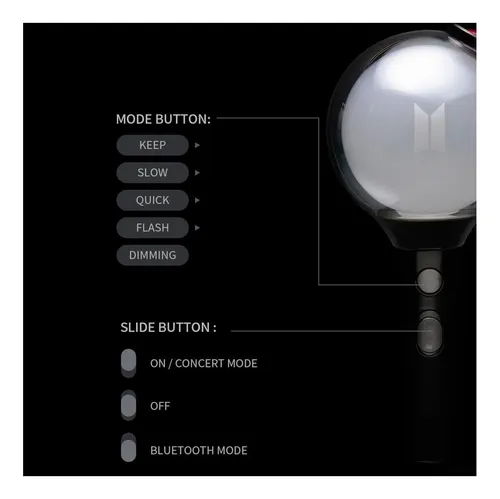 Sayzer Bts Lightstick Edición Especial Oficial Con 7 Kpop