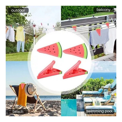 S 6 Pinzas Decorativas For Toallas De Playa