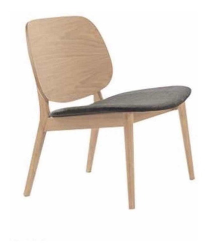 Sillon Celtic Nordico Madera Y Lino