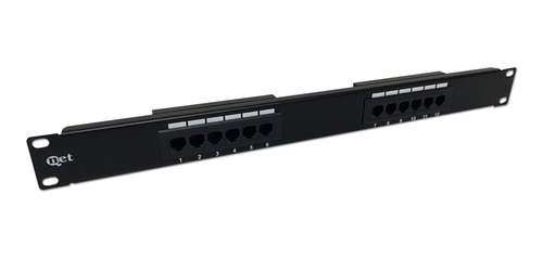 Imagen 1 de 3 de Patch Panel 12 Puertos Cat5e Rackeable Rj-45 Categoria 5