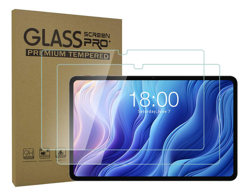 2 Protector Pantalla Vidrio Templado Para Teclast T60 Tablet