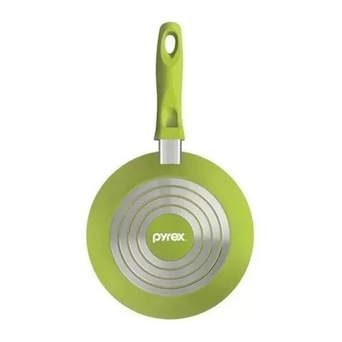 Sarten 26 Cm Antiadherente Marca Pyrex Fuego Teflon Verde