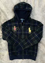 Comprar Chamarra Con Gorro Polo Ralph Lauren Mercer Club Tartan L