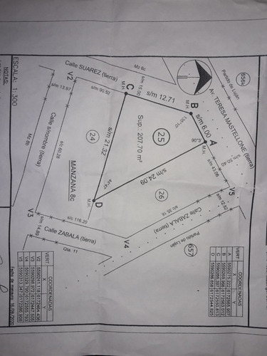 Imagen 3 de 6 de Liquido-oportunidad Venta Lote Irregular En G Rodriguez