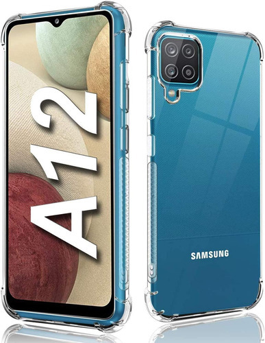 Capa Anti Shock Para Samsung Galaxy A12 Tela 6,5