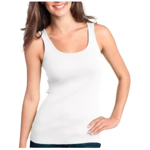 Camiseta Sin Mangas Musculosa Algodón Basica Selu 22s