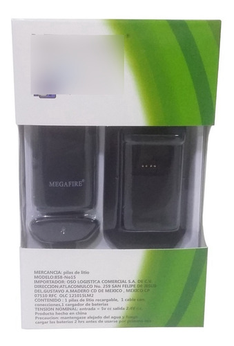 Kit Carga Y Juega Para Control Xbox 360 Envío Gratis